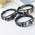 Attack on Titan - Investigation Corps Logo Bracelet - Leather Weaving Handpiece.