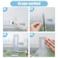Waterproof Window Screen Repair Tape Door Window Fix Self-adhesive Net Patch Anti-Insect Mosquito Mesh Broken Holes Repair stick. 