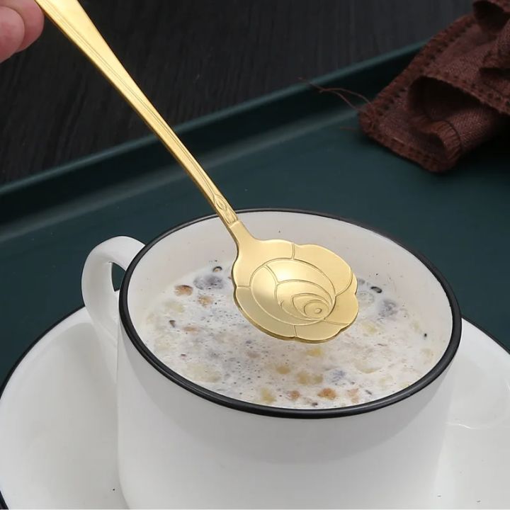 8PCS%20Flower%20Spoon%20Set%20Small%20Teaspoon%20Coffee%20Spoon%20Cute%20%20Stainless%20Steel%20Teaspoons%20Milk%20Stir%20Tool%20for%20Fruit%20Honey%20Dinnerware%20Set%20-%20Image%204