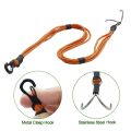 1/10 RC Kinetic Winch Rope with Strap Hook for Rigs Rock LCG Crawler Gspeed SCX10 TRX4 CFX TF2 Power Wagon Cliffhanger Body.