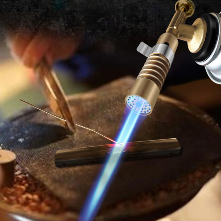 Portable Welding Torch Gas Burner Portable Flame Gun Butane High