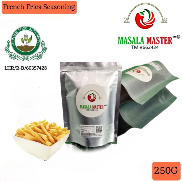 French Fries Seasoning by Masala Master | 250G | Perfect for seasoning your chips/fries | Ideal for adding flavor to your fries | A must-have for all french fries lovers