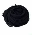 Black Chiffon shawl, Georgette shawl, Chiffon Hijab, Chiffon shawl, wrapping shawl, chiffon scarf, Party wears, Wedding shawl. 
