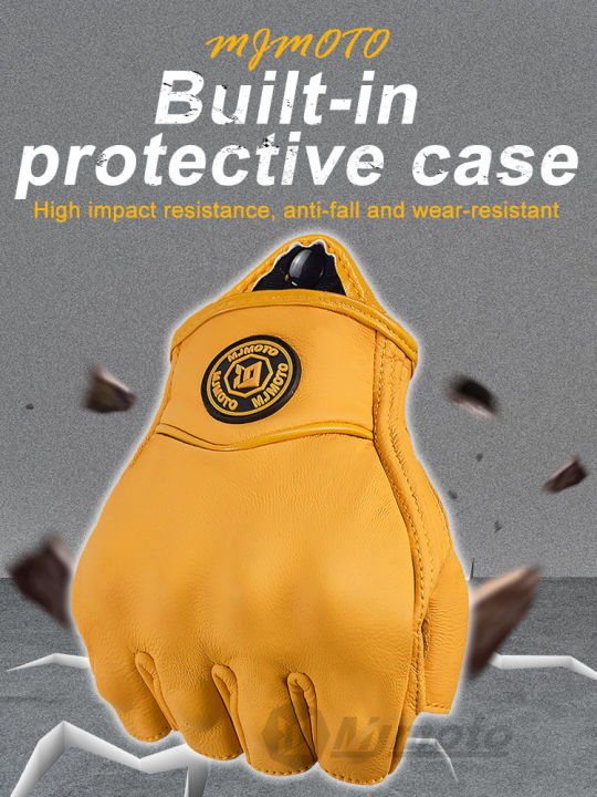 MJMOTO%20Retro%20Leather%20Motorcycle%20Half%20Finger%20Gloves%20Touchscreen%20Motocross%20Gloves%20Hard%20Shell%20Protection%20Motorbike%20Glove%20Breathable%20-%20Image%207