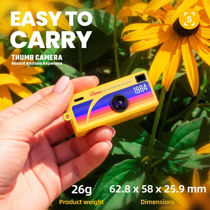 CHEGIT%20Hot%20Thumb%20Keychain%20Camera%200.96inch%20Mini%20Action%20Camera%20Retro%20Support%20Memory%20Card%201080P%20Very%20Small%20Camcorder%20Video%20Recorder%20-%20Image%203
