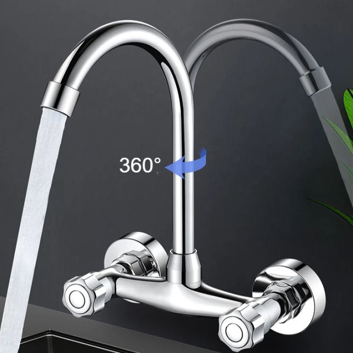 Wall%20Mounted%20Kitchen%20Mixer%20Tap%20Double%20Handle%20Kitchen%20Faucet%20Cold%20and%20Hot%20Water%20Tap%20360%20Rotation%20Sink%20Faucet%20Kitchen%20Accessories%20-%20Image%203