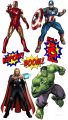 Marvel DC Marvel A5 uncut sticker, Avengers Spider-Man sticker Iron Man , Captain America. 