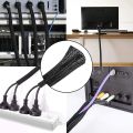 5/1M Braided Cable Sleeve PET Nylon Wrapping Cable Casing Cable Sleeves Wire for Desk PC TV Wire Protector Cable Wrap Cover. 