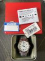 casio mens analog Stainless steel watch. 