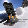 High Quality Merino Wool Knee High Long Ski Socks Men Women Winter Outdoor Thermal Hiking Snowboard Thicken Warm Sports Socks.