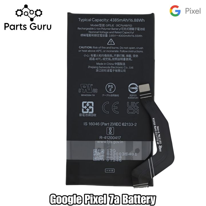 Google Pixel 7a Battery || Pixel 7A Top Quality , Complete Cell & Full ...
