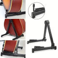 Miwayer Guitar Stand Folding A Frame Floor Universal ABS for Acoustic Classical Electric Bass Guitars Banjo Ukulele Portable. 