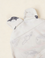 Cartoon Graphic Baby Swaddling Blanket. 