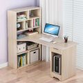 Large Combinations Workstations Computer Desk with Storage 6 Storge Shelving Book shelf  study office  furniture bookshelf Book case. 