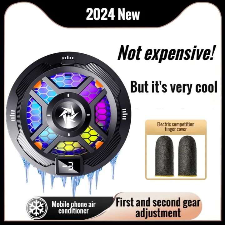 2024%20NEW%20SL18%20Mobile%20Phone%20Magnetic/%20Back-Clip%202%20In%201%20Semiconductor%20Radiator%20with%20RGB%20Light%20for%20IOS%20Android%20PUBG%20LOL%20Game%20Cooler%20-%20Image%202