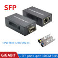 Sfp Media Converter Gigabit Mini10/100/1000Mbps Fiber Optical Ethernet Switch 1SFP1E 1F1E. 