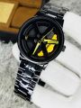 GYRO R30M WHYL - The Alloy Wheel Watch With Rotating Alloy Wheel and Pure Leather Strap. 