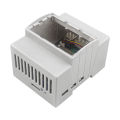 Raspberry Pi 5 ABS Case DIN Rail Shell Large Inner Space Clear Top Windows Electrice Box Optional Active Cooler for RPi 5 Pi5. 