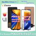 AMOLED For Xiaomi Poco F4 LCD Display 22021211RG Touch Screen Digitizer Assembly For Poco F4 GT LCD OLED 21121210G Replace Parts. 