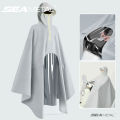 SEAMETAL Universal Thickened Raincoat Upgrade Full Coverage High Neck Rain Cover Waterproof Rainwear for Outdoor Motorcycle Part.