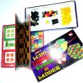 3 in 1 Chess ,Luddu and Snwck Ladder Game Mini Board (10 inche). 