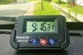 2 in 1 Car Digital LCD Temperature Thermometer Clock Auto Accessories Car Digital Time Clock. 