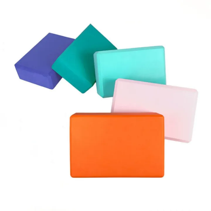 1pc High Density Yoga Foam Blocks Non-slip Solid Color Yoga Balance Fitness Dance Supplies For Yoga Pilates And Meditation