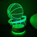 Basketball 3D Colorful LED Night Light Basketball Circle Bedside Desk Lamp Bedroom Decoration Holiday Birthday . 