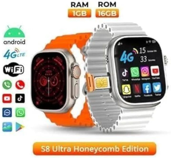 New%20S8%20Ultra%204G%20Smart%20Watch%20Wifi%20GPS%204G%20Network%204GB%20Ram%2064GB%20Storage%20-%20Image%207
