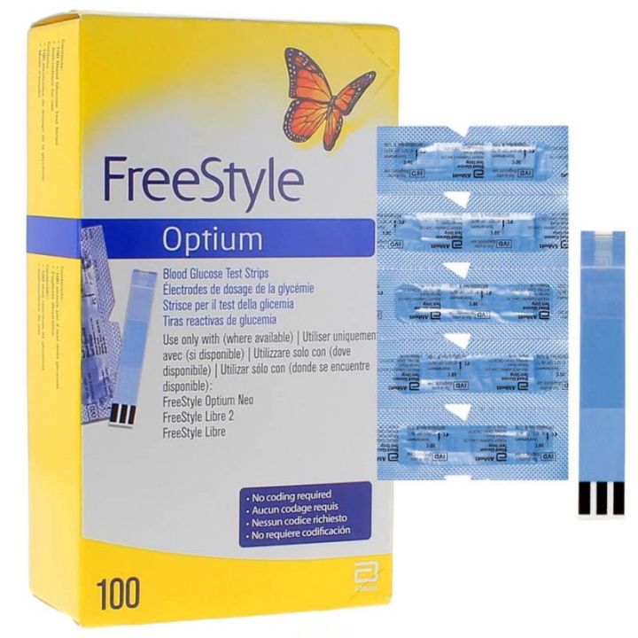 FREESTYLE OPTIUM TEST STRIPS 100 pcs