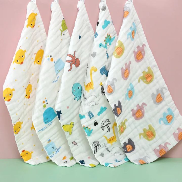 1/3Pcs%20Baby%20Towel%20Face%20Washcloth%20Muslin%20Squares%20Cotton%20Hand%20Wipe%20Six%20Layers%20Gauze%20for%20Bathing%20Feeding%20Kids%20Handkerchief%2025x25cm%20-%20Image%204