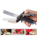 Dobeli Separable Stainless Steel Barbecue Steak Cutting Shear Household Vegetable Scissors 2 In 1 Multi Kitchen Tool Fruit Knife.