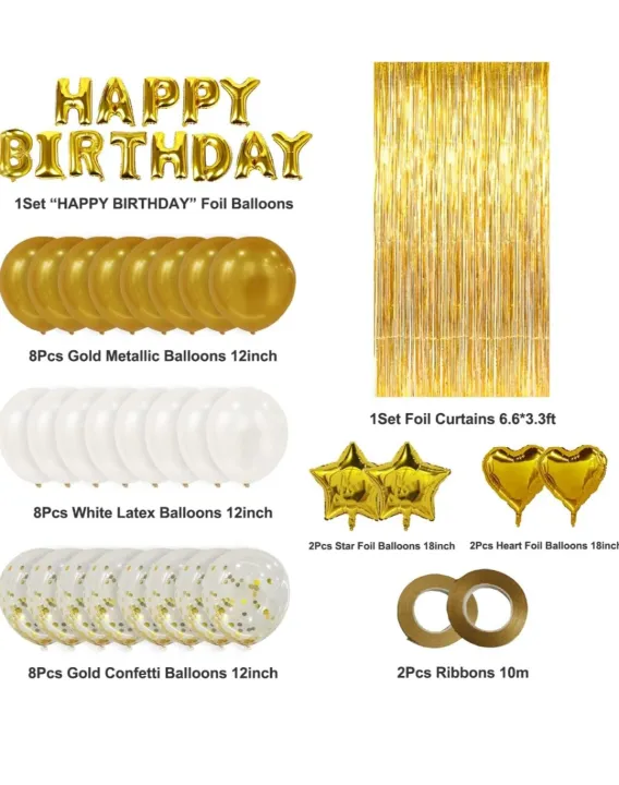 Gold%20Birthday%20Decorations,%20Birthday%20Decorations%20Party%20Decorations%20with%20Happy%20Birthday%20Banner%20Balloons%20-%20Image%202