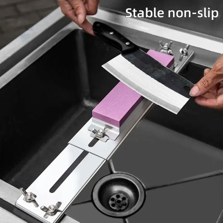30-45cm%20Sink%20Bracket%20Sharpening%20Stone%20Holder%20Base%20Adjustable%20Knife%20Sharpener%20Metal%20Whetstone%20Grinder%20Kitchen%20Wet%20Chisel%20Pedestal%20-%20Image%202