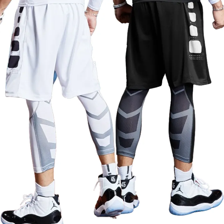 Men's%20Sports%203/4%20Cropped%20Pants%20Gym%20Running%20Leggings%20Male%20Joggings%20Elastic%20Compressions%20Sweatpant%20Football%20Basketball%20Trousers%20-%20Image%204