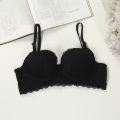 Black Color Cotton Foam Bra with Wire For Women.