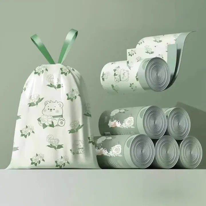 10/50/100PCS%20Kitchen%20Bathroom%20Disposable%20Drawstring%20Garbage%20Bag%20Printed%20Thickened%20Portable%20Garbage%20Bag%20Cartoon%20Home%20-%20Image%203