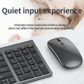 Bluetooth Keyboard Three-mode Full-size Wireless Keyboard and Mouse Combo Multi-Device Rechargeable Keyboard Set. 