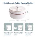 Mini Portable Washing Machine, Ultra Sonic Mini Washing Machine, Mini Portable USB Operate Washing Machine Turbine. 