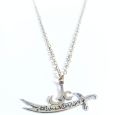 Elegant Shia Islamic Necklace with Zulfiqar Sword Pendant – Tribute to Maula Ali. 