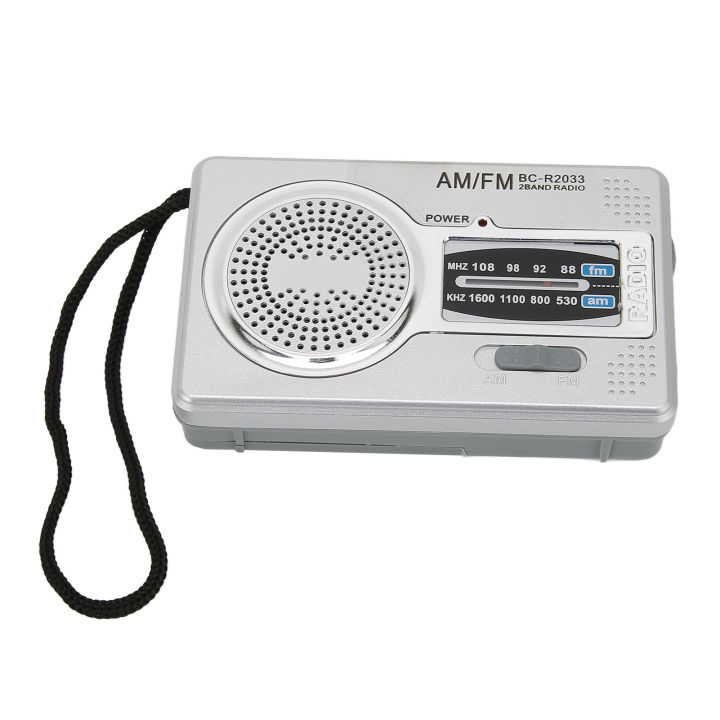 AM FM Radio AM FM Transistor Radio DSP Chip Portable Pocket Mini Radio with Loudspeaker Headphone Jack Pocket Radio Player