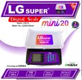 Digital Scale LG Super is suitable for weighing from 1 gram to 20 kg. 