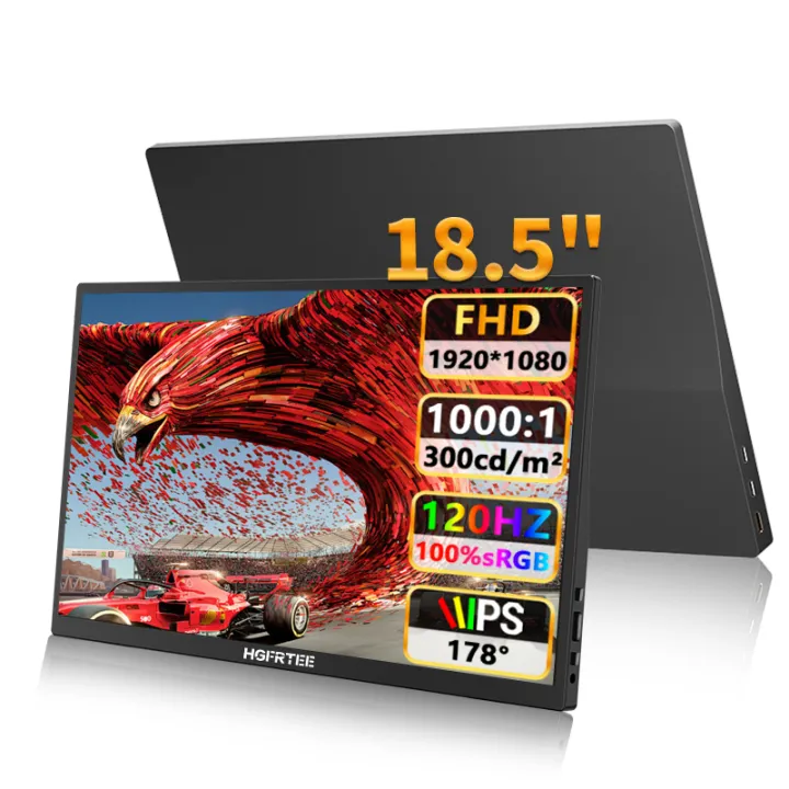 HGFRTEE%2018.5inch%20Portable%20Monitor%20120Hz%20RGB100%25%20With%20VESA%20Hole%20&%20Back%20bracket%20Laptop%20Extended%20Display%20ADS-IPS%20HDR%20Screen%20-%20Image%207