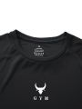 Men's sports breathable T-shirt. 