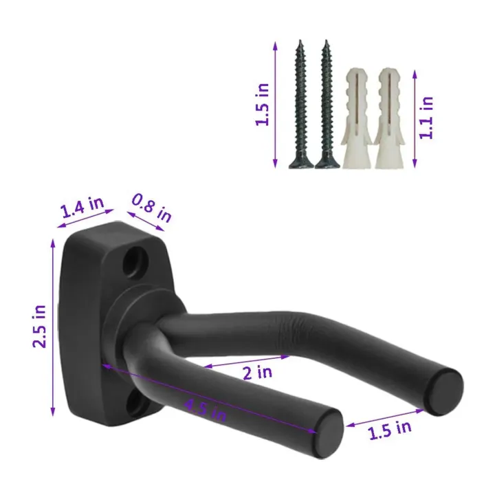1/2%20Pcs%20Wall%20Mount%20Guitar%20Hanger%20Hook%20Non-slip%20Holder%20Stand%20for%20Acoustic%20Guitar%20Ukulele%20Bass%20Guitar%20Parts%20Instrument%20Accessories%20-%20Image%204