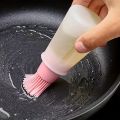 1/3pcs Silicone BBQ Oil Dispenser with Brush High-Temperature Resistant Food Grade Brush Set for Outdoor Cooking Pastry Kitchen.