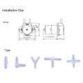DC Peristaltic Pump 3V/6V/12V/24V Micro Self priming Mute Peristaltic Liquid Pump DC Water Pump for Lab Dosing Analytical.