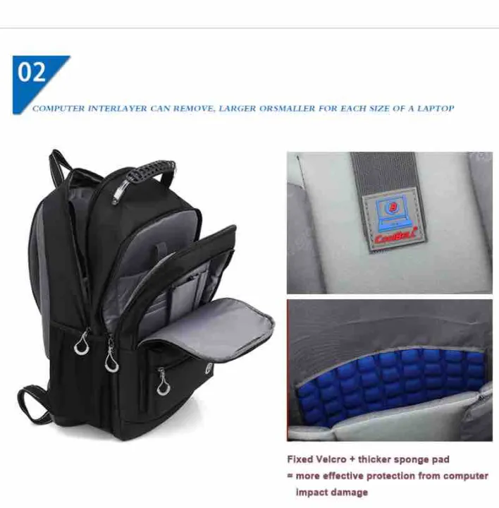 Coolbell%20Original%20Cb-5508%2018.4%20Inch%20-%20Laptop%20Backpack%20Unisex%20-%20Shockproof%20With%20Large%20Capacity%20With%20Laptop%20Grip%20-%20Image%207