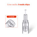 9/12/24/36/Nano Derma Pen Needle For MTS Microneedling Screw Cartridge Tip Needles X10PCS. 