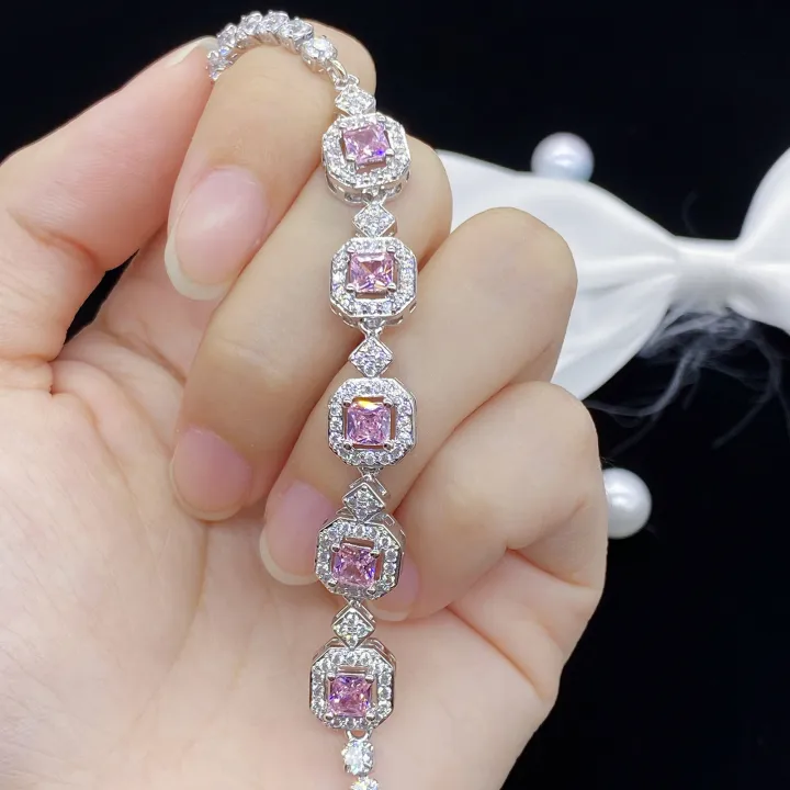 Moonso%20Luxury%20Pink%20Green%20Gold%20Color%20Princess%20Bracelet%20Bangle%20for%20Women%20Anniversary%20%20Jewelry%20Wholesale%20S8239%20-%20Image%202